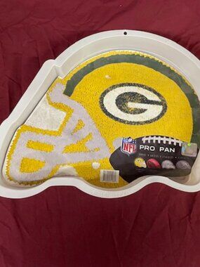 Pangea Brands NFL Pro Pan - Green Bay Packer Helmet Formed Pan - Discontinued
